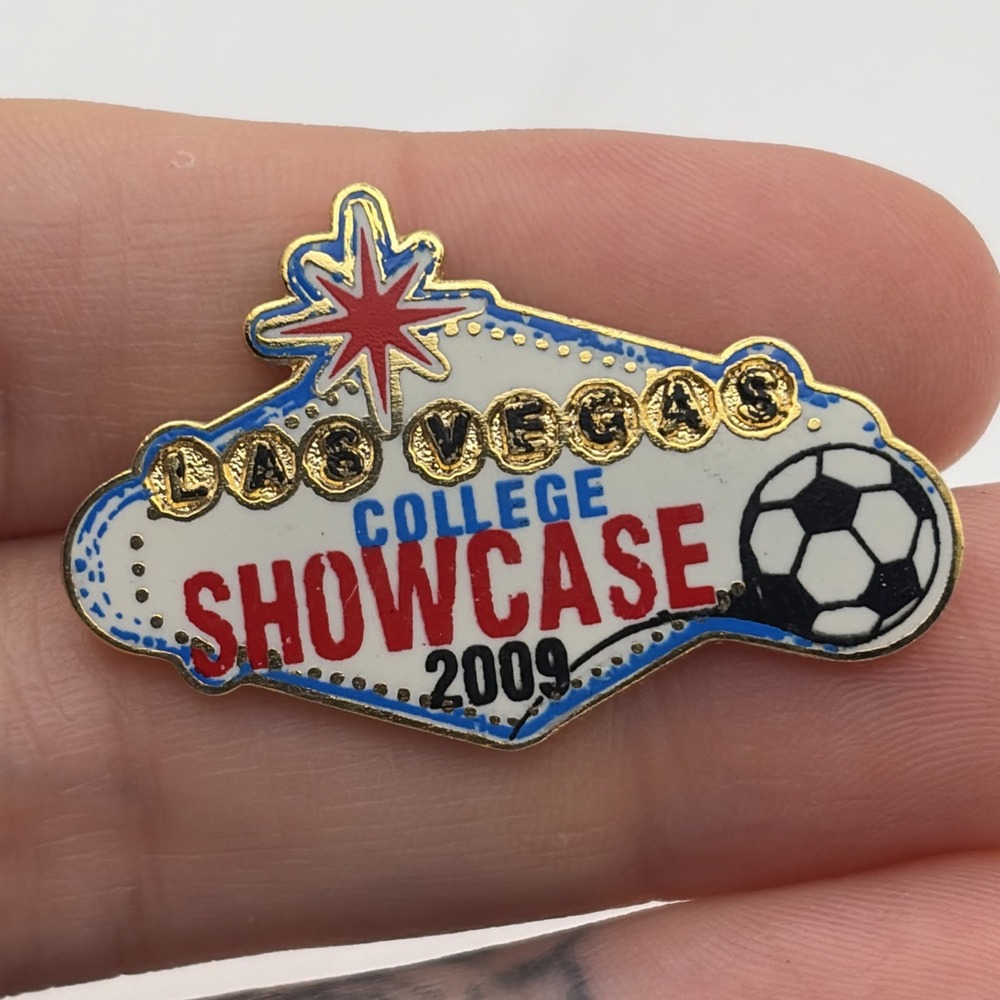 2009 Las Vegas College Showcase Soccer Ball Lapel Hat Pin
